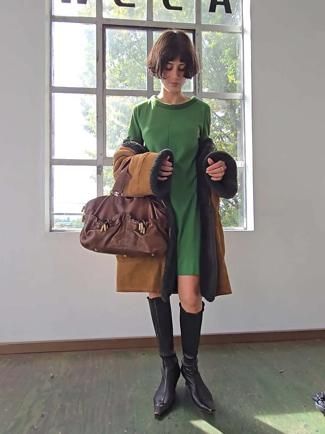 Missoni Grass Green Knit Dress (M)
