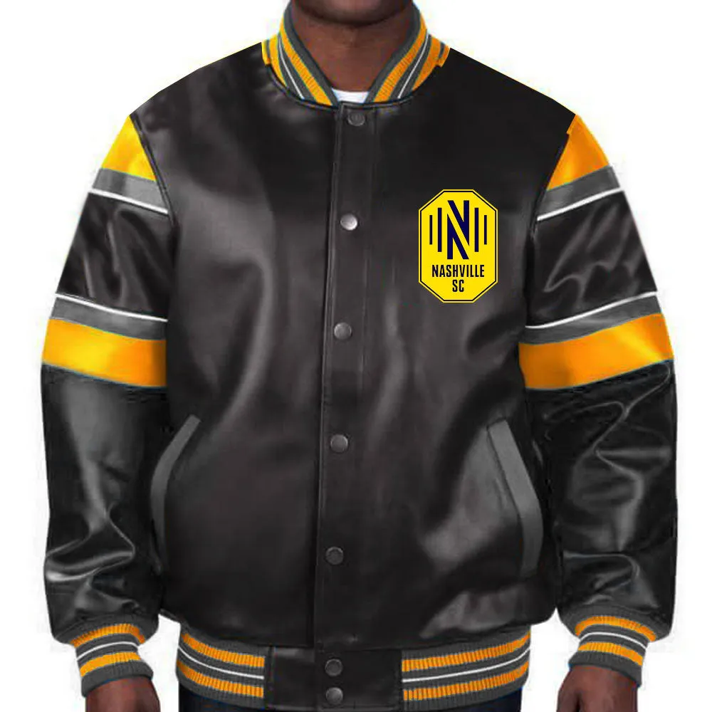 MLS Nashville SC Leather Jacket
