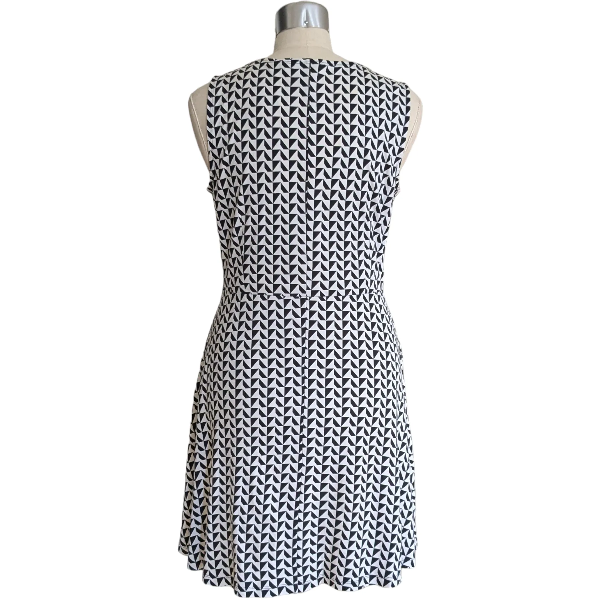 New York & Co Fit & Flare Dress Size Large