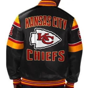 NFL Kansas City Chiefs Leather Jacket For Men and Women