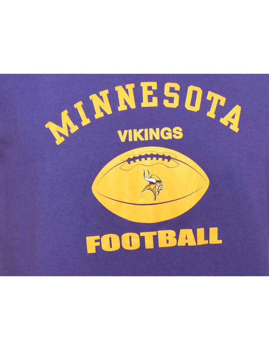 NFL Vikings Sports T-shirt - L