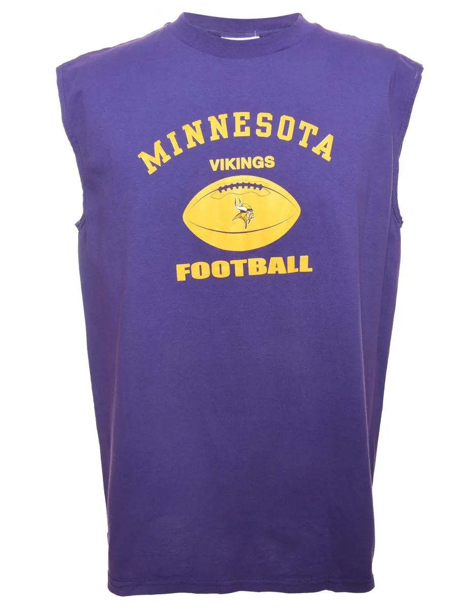 NFL Vikings Sports T-shirt - L