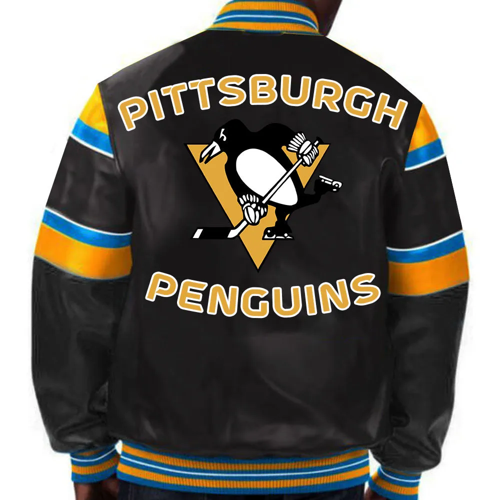 NHL Pittsburgh Penguins Leather Jacket