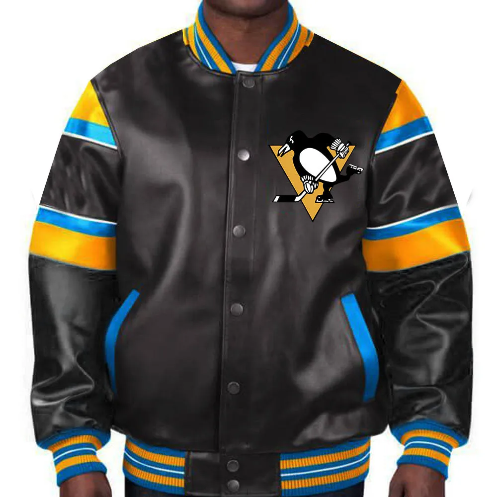 NHL Pittsburgh Penguins Leather Jacket