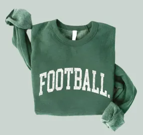 OAT COLLECTIVE - FOOTBALL Heather Forest Graphic Sweatshirt - Clearance