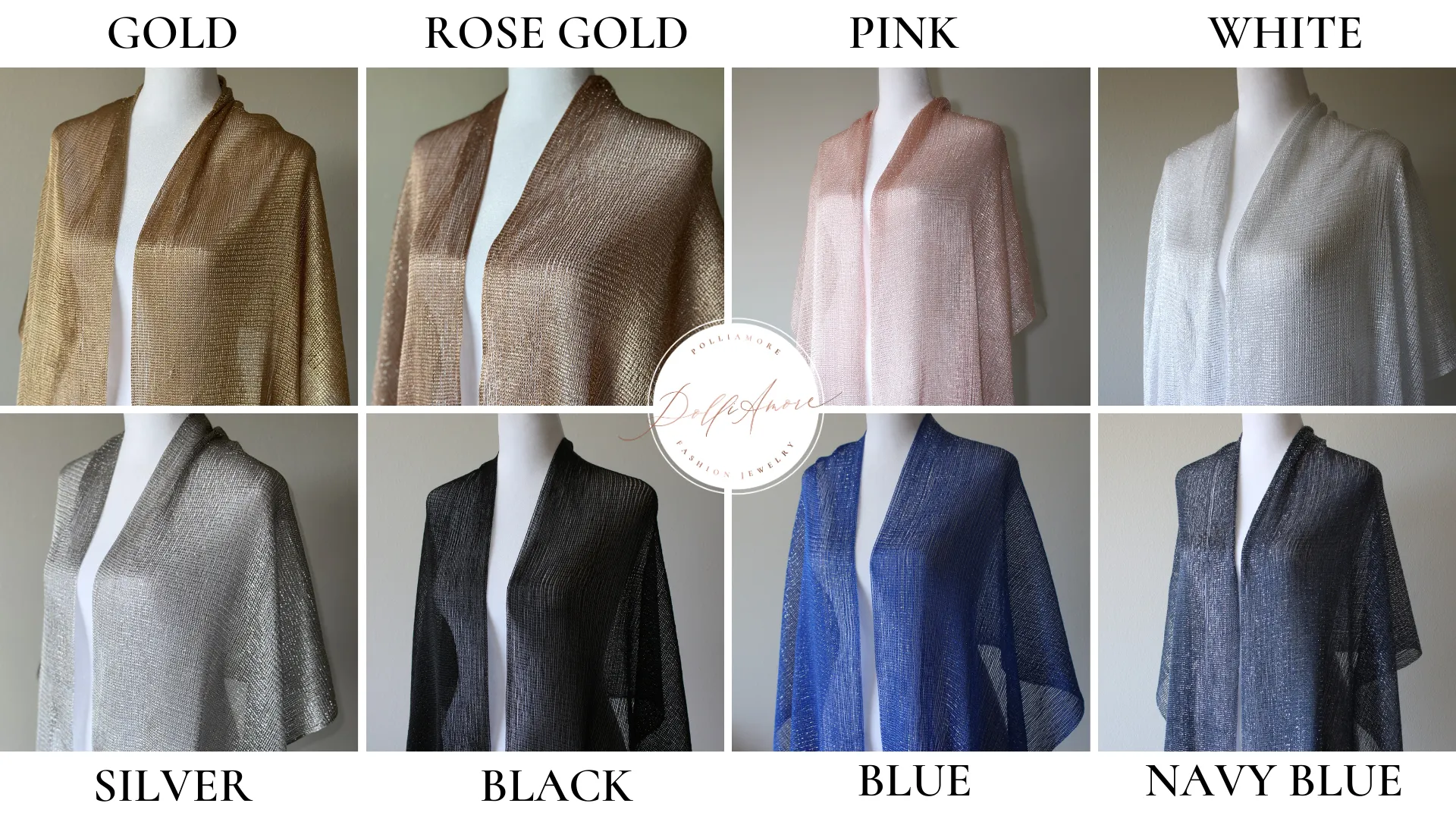Pink Glitter Shawl