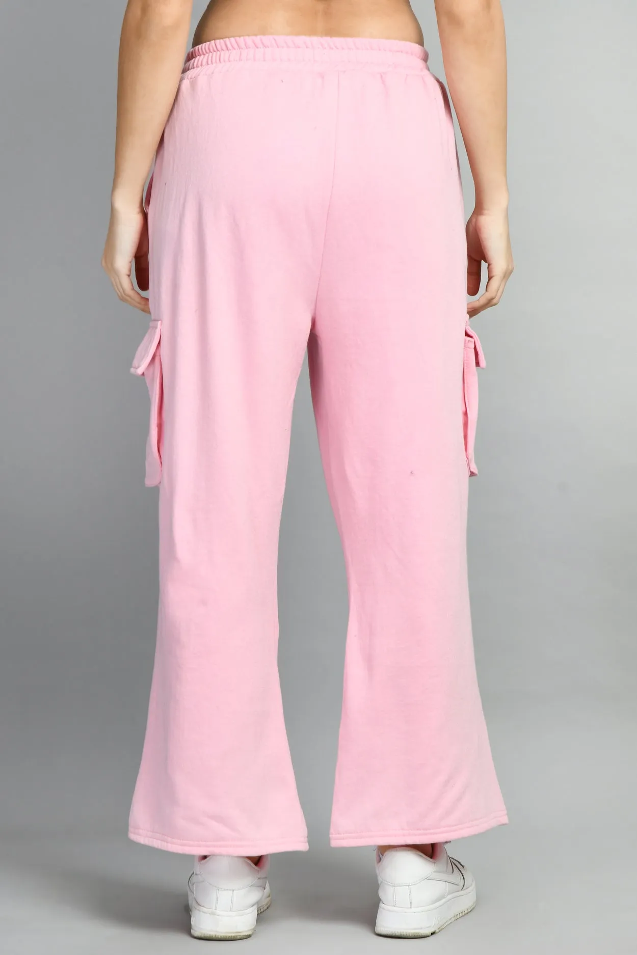 Pink Wide Leg Joggers