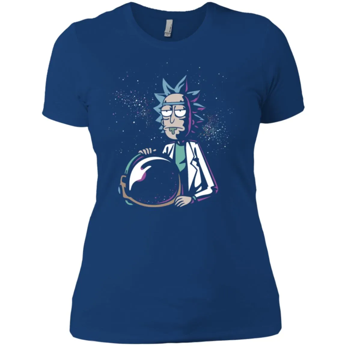 Rick And Morty Astronaut Helmet Women T-Shirt