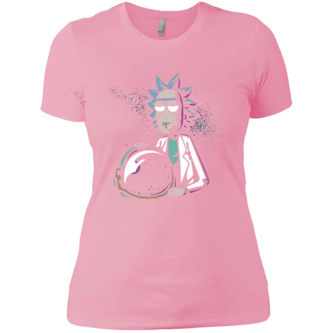 Rick And Morty Astronaut Helmet Women T-Shirt