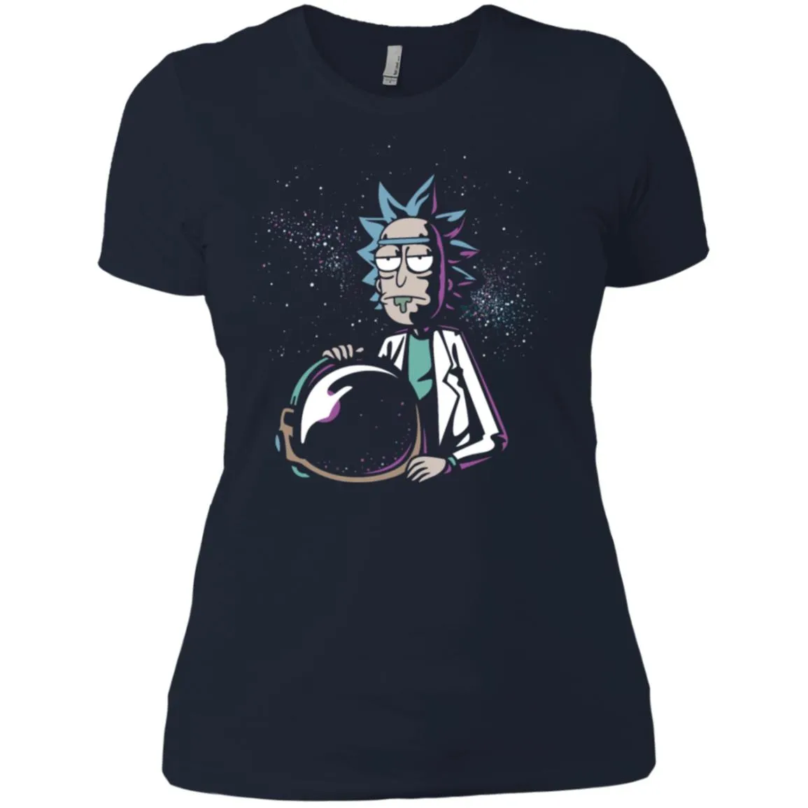 Rick And Morty Astronaut Helmet Women T-Shirt