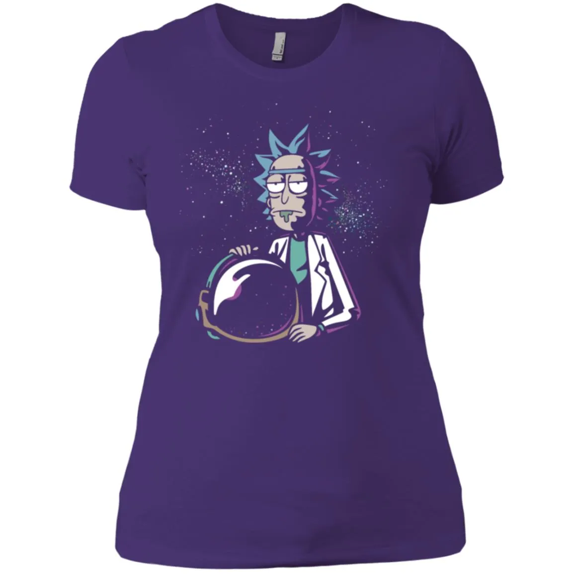Rick And Morty Astronaut Helmet Women T-Shirt
