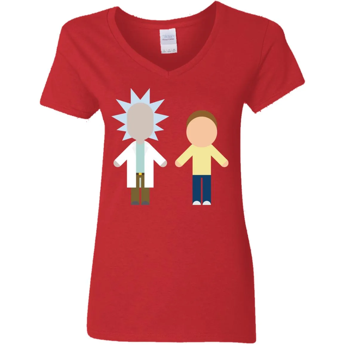 Rick And Morty Chibi Style Women V-Neck T-Shirt