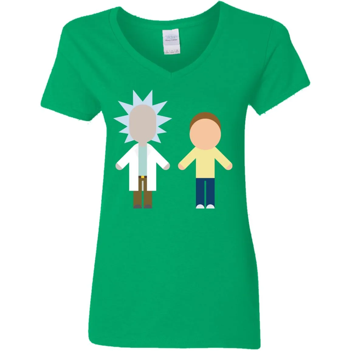 Rick And Morty Chibi Style Women V-Neck T-Shirt