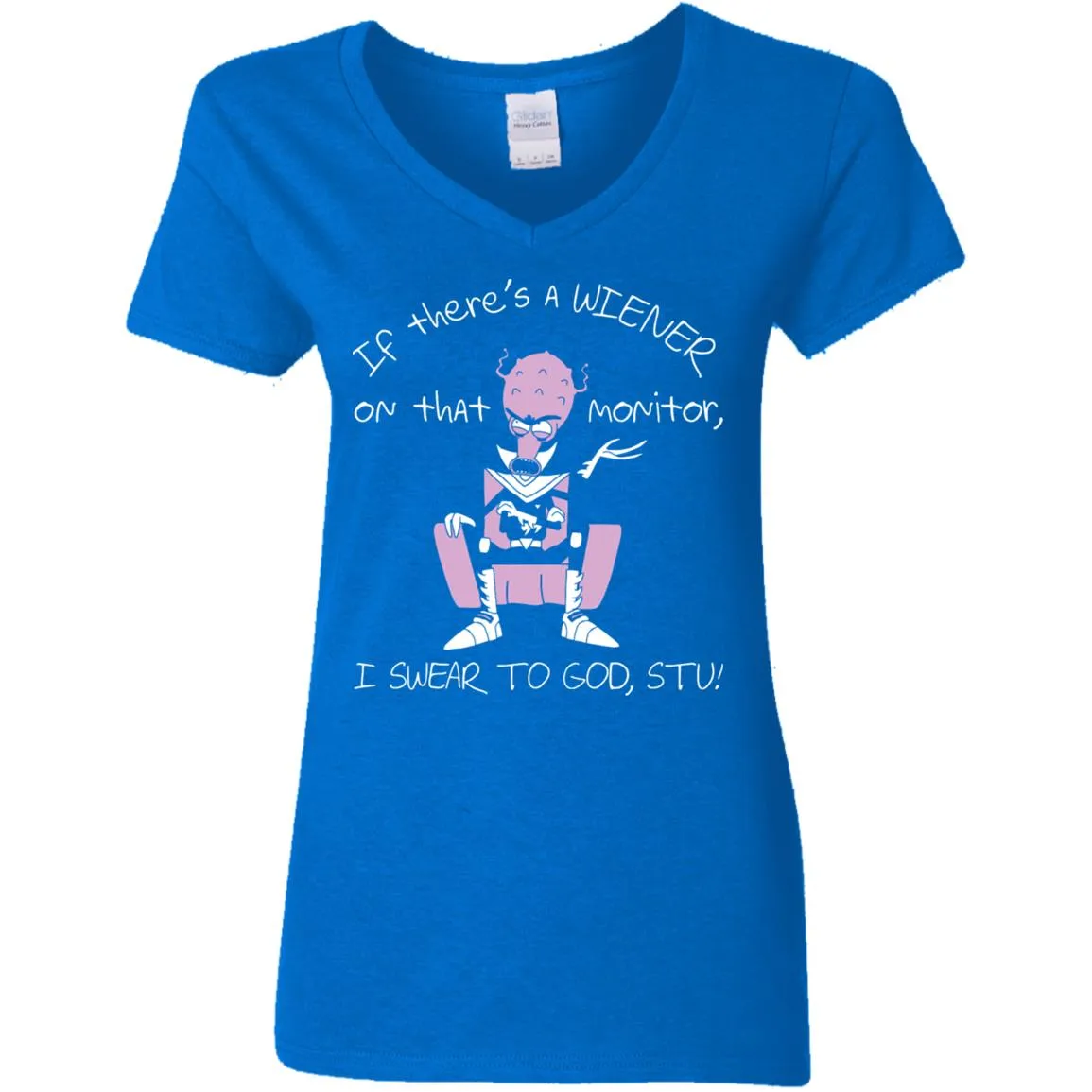 Rick And Morty If There's A Wiener Women V-Neck T-Shirt