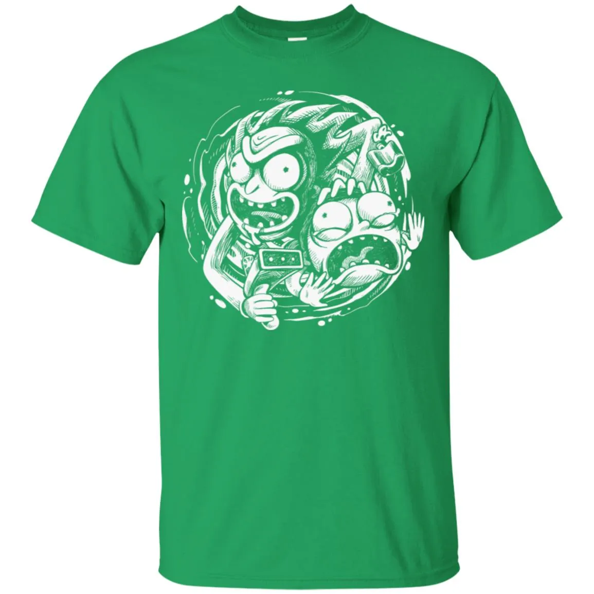 Rick And Morty Time Warp Travels Men T-Shirt