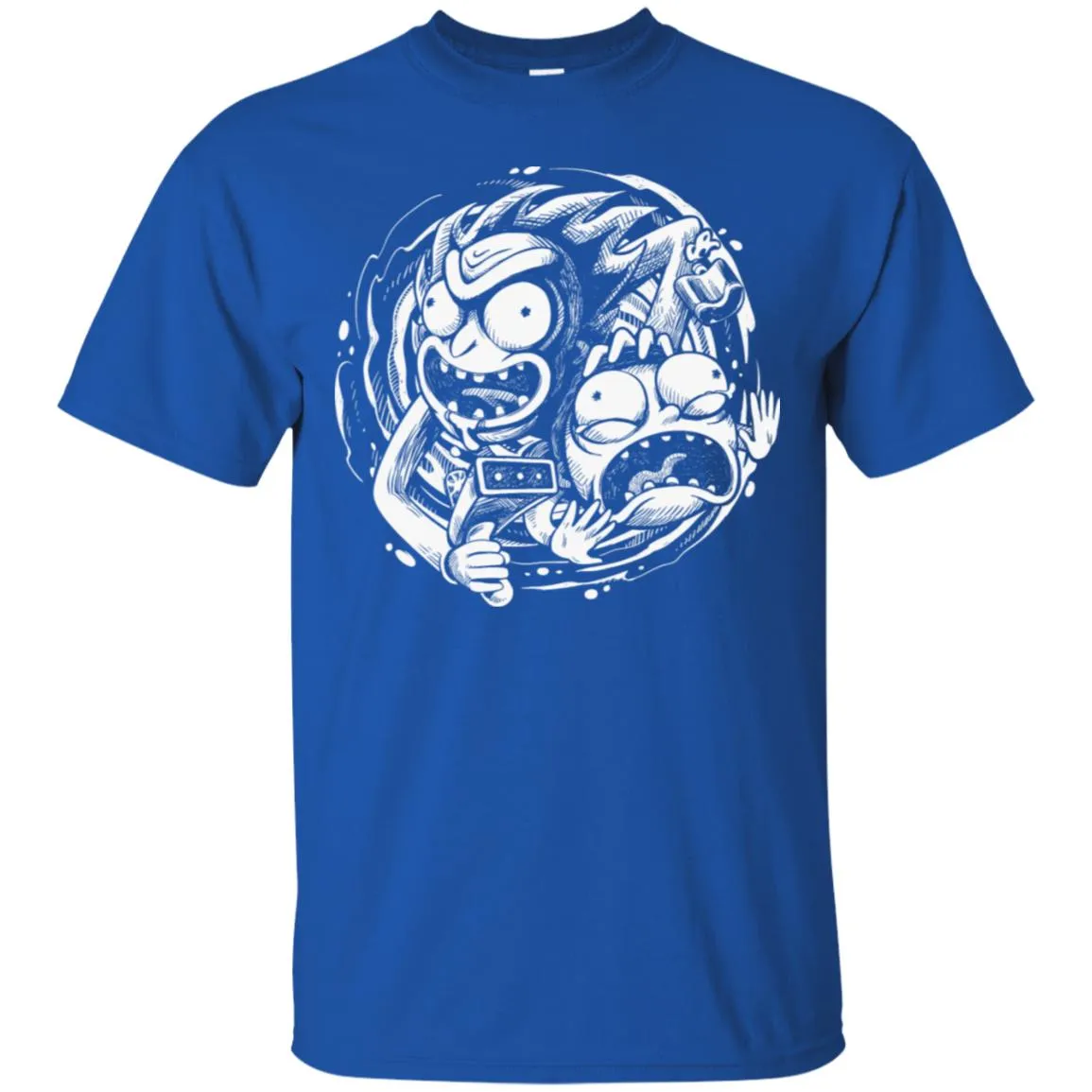 Rick And Morty Time Warp Travels Men T-Shirt