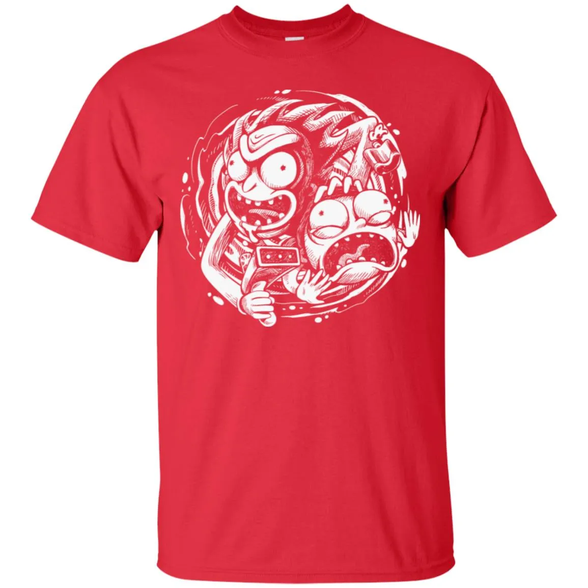 Rick And Morty Time Warp Travels Men T-Shirt