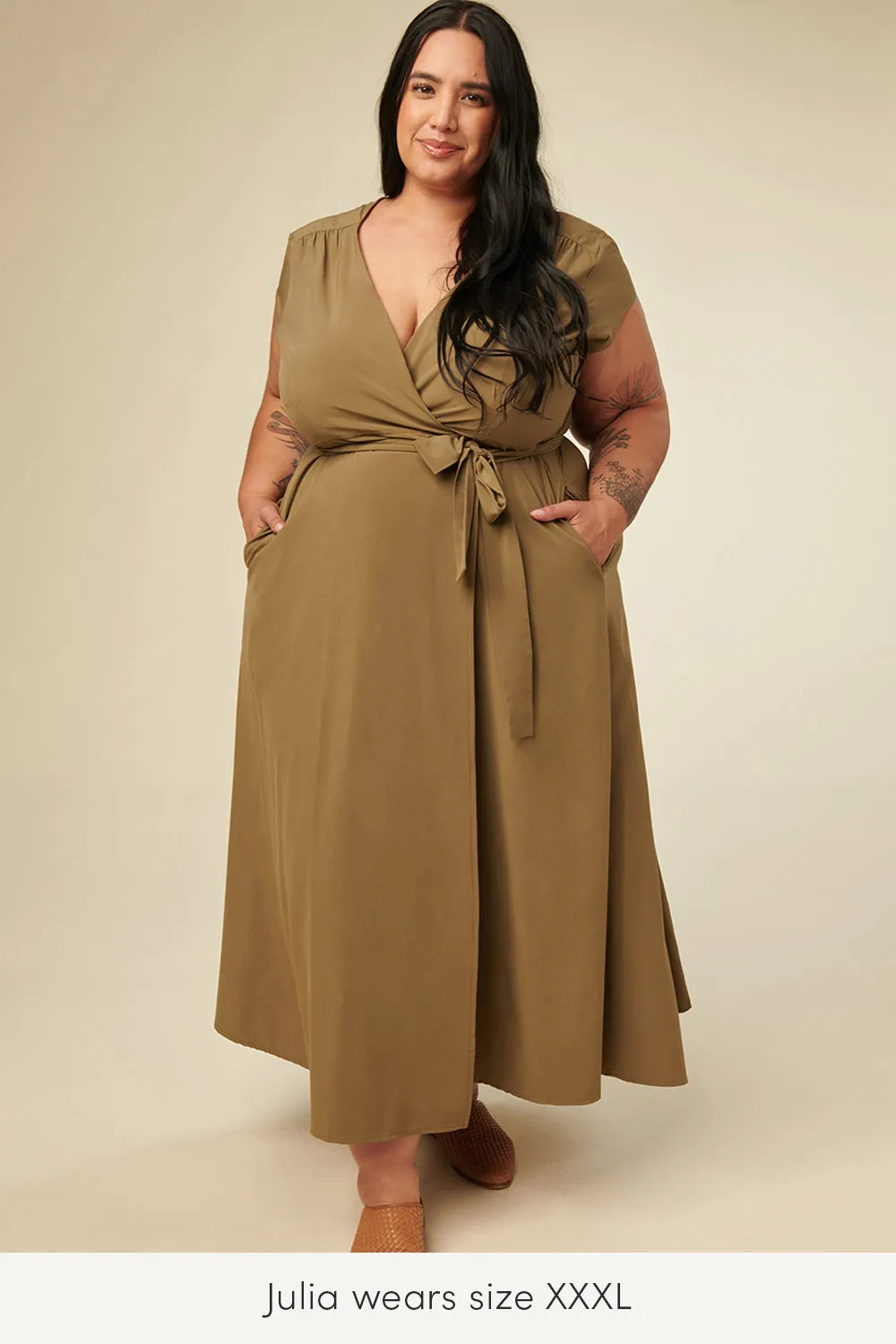 Roma Reversible Wrap Dress