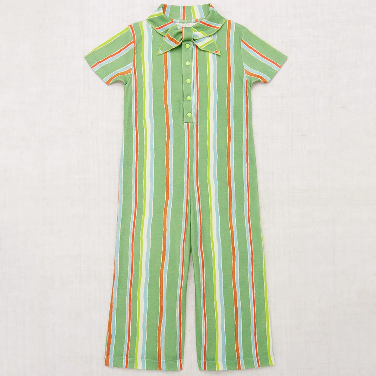 Scout Jumpsuit in Mojave Watercolour Stripe by Misha & Puff - Last One In Stock - 6 Years