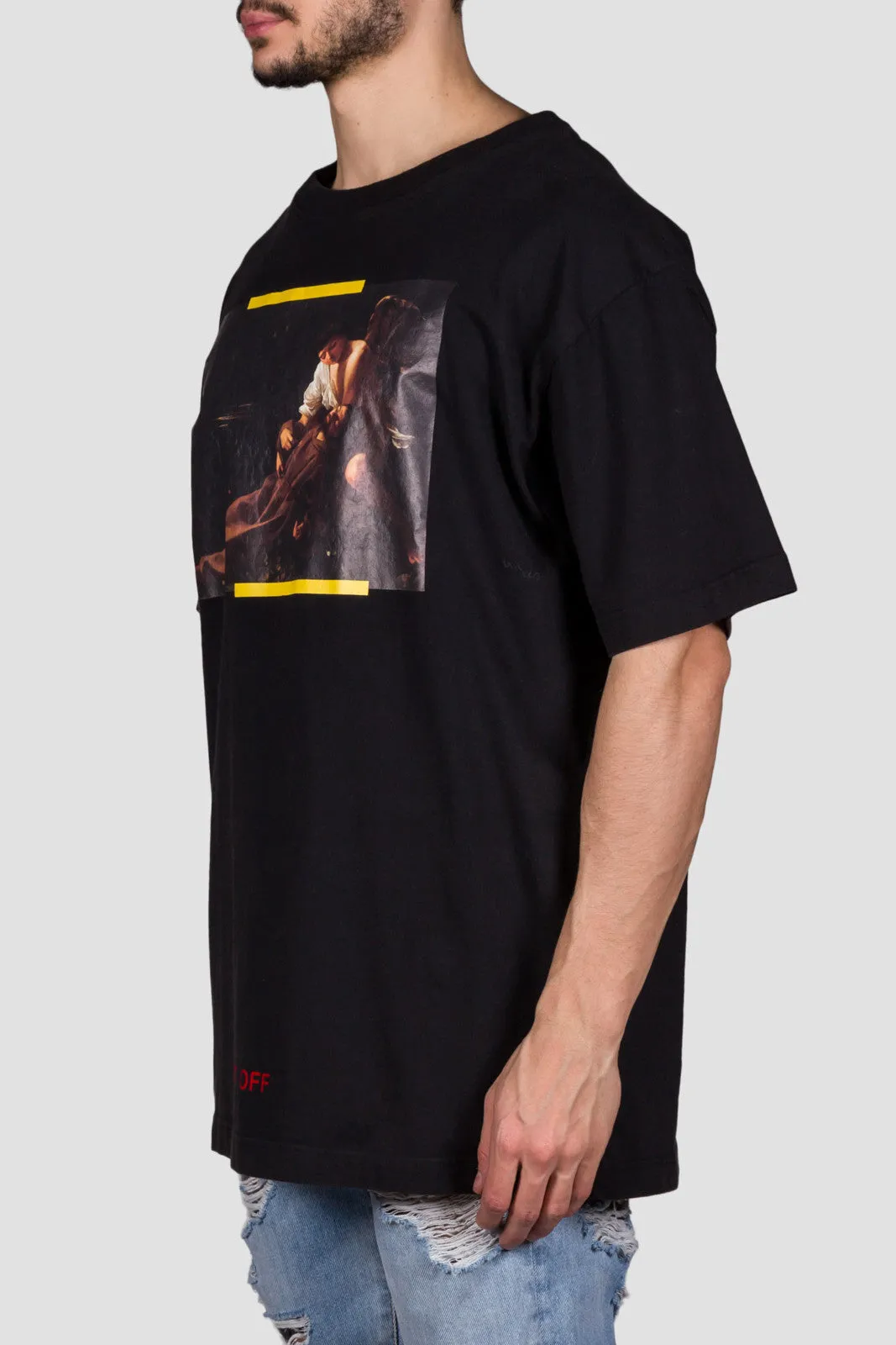 S.Francesco S/S T-Shirt Black All Over