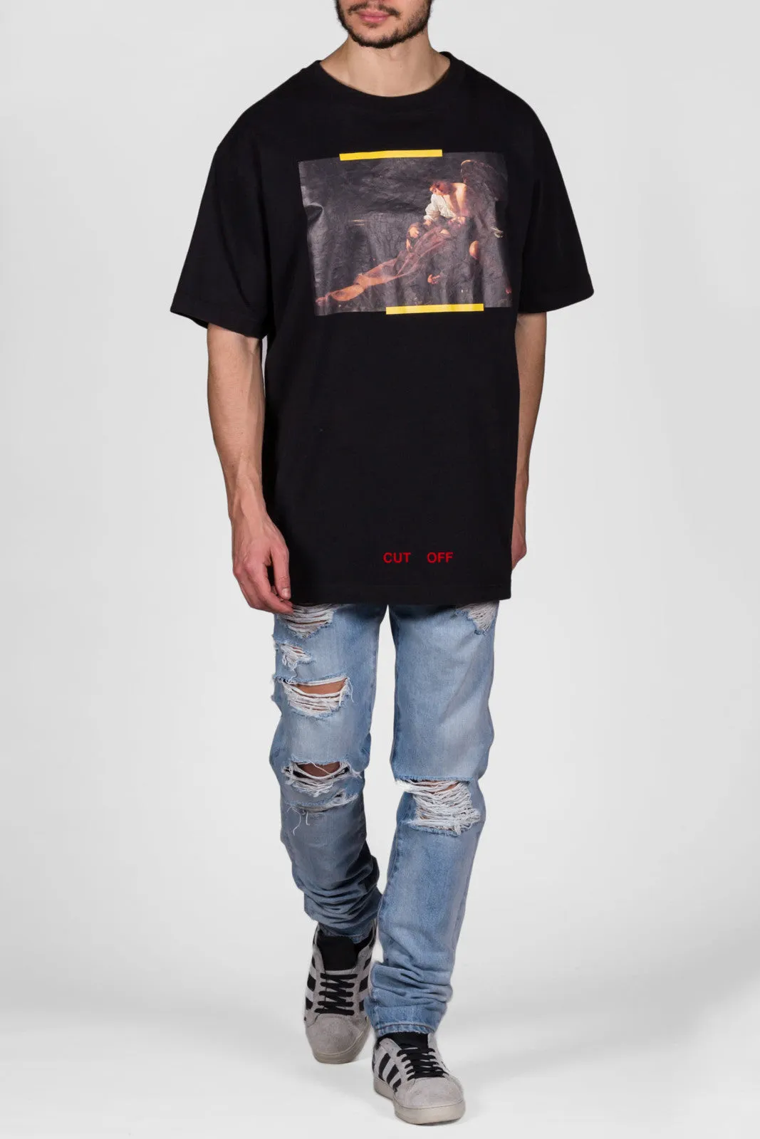 S.Francesco S/S T-Shirt Black All Over
