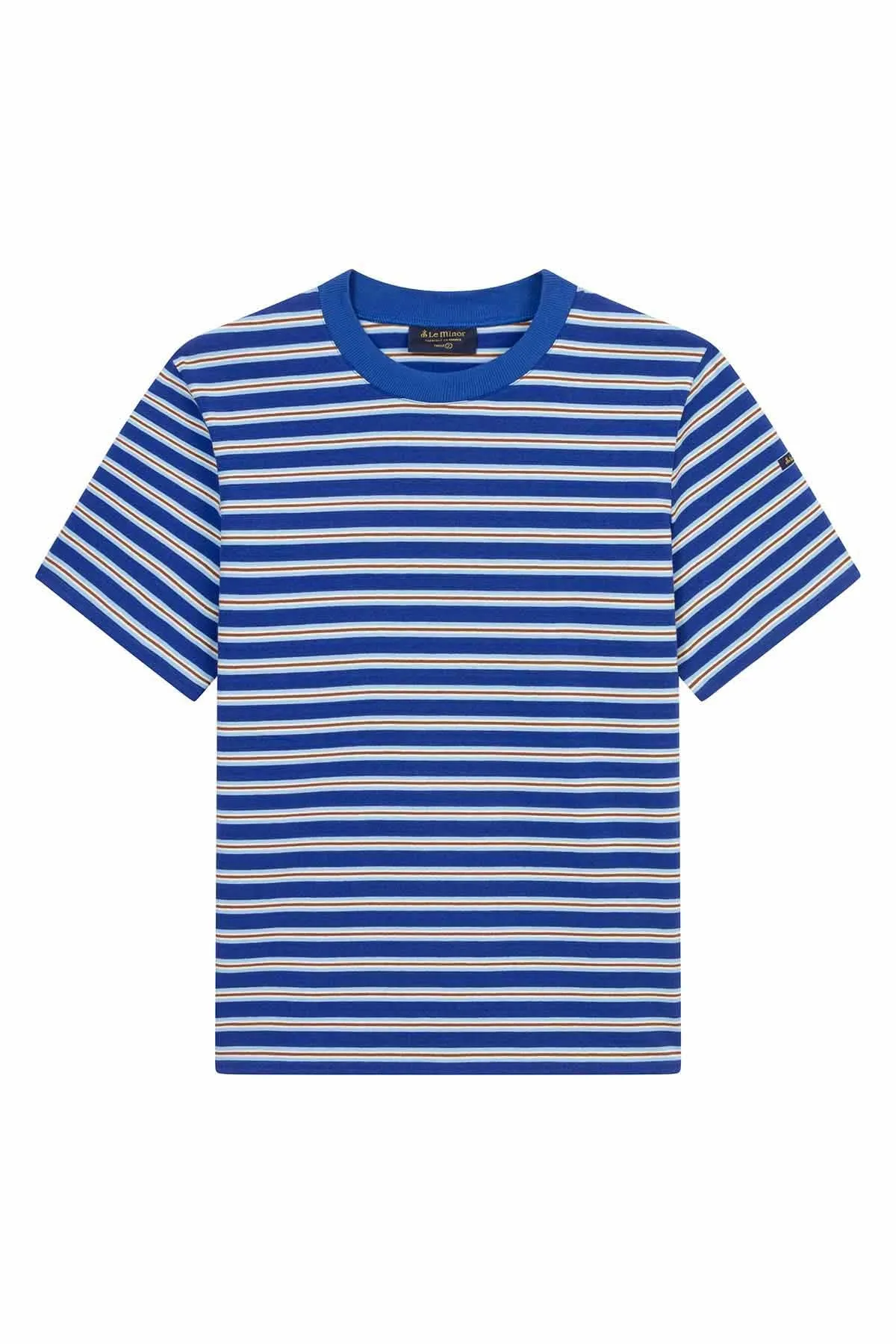 T-shirt rayé Andy bleu