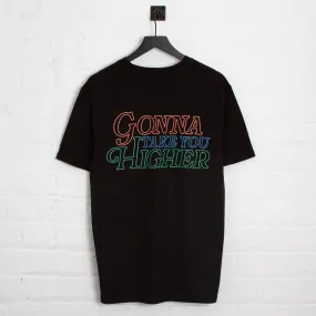 Take You Higher Back Print - Tshirt - Black