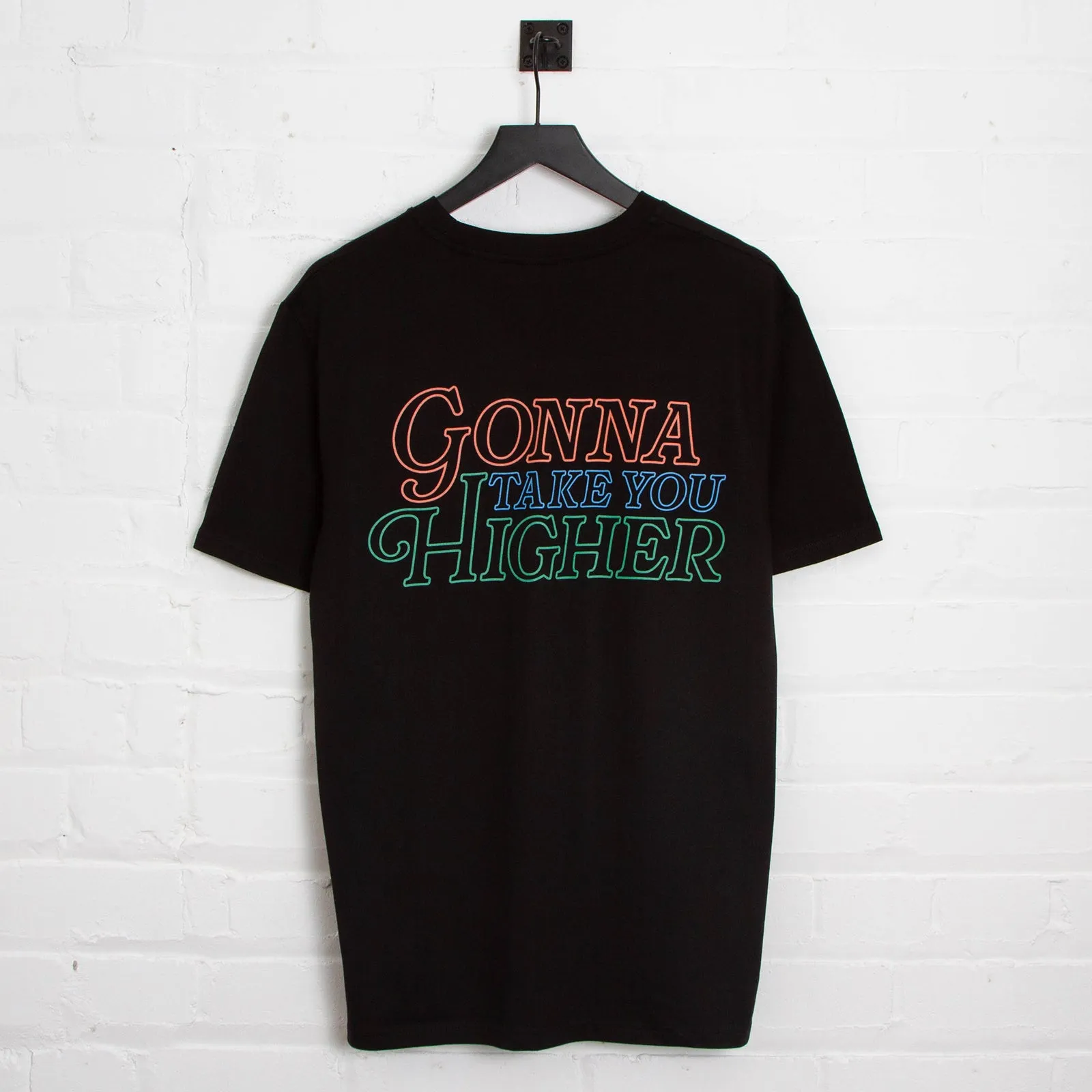 Take You Higher Back Print - Tshirt - Black