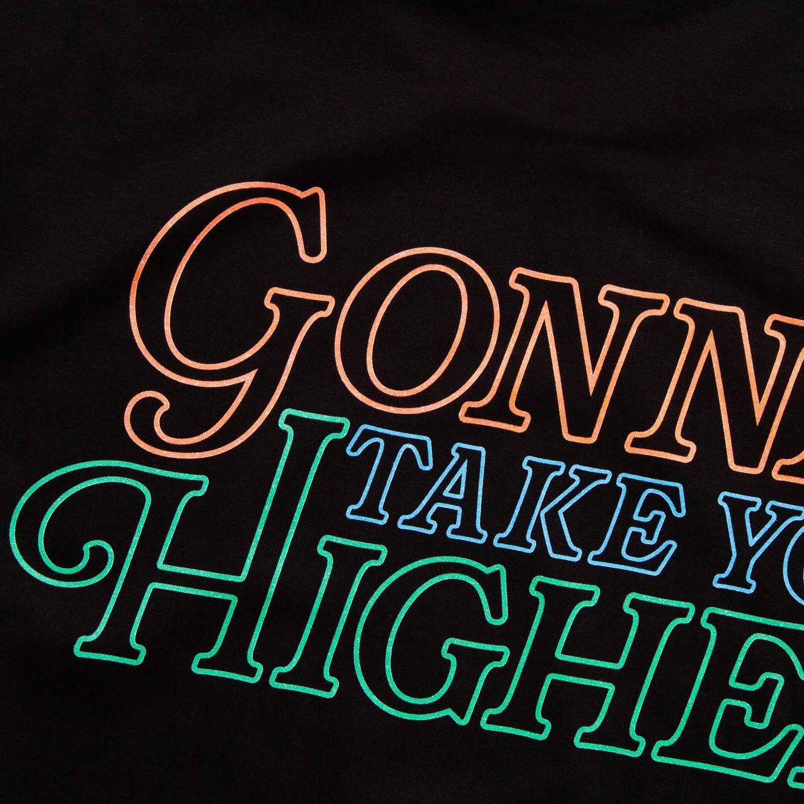 Take You Higher Back Print - Tshirt - Black