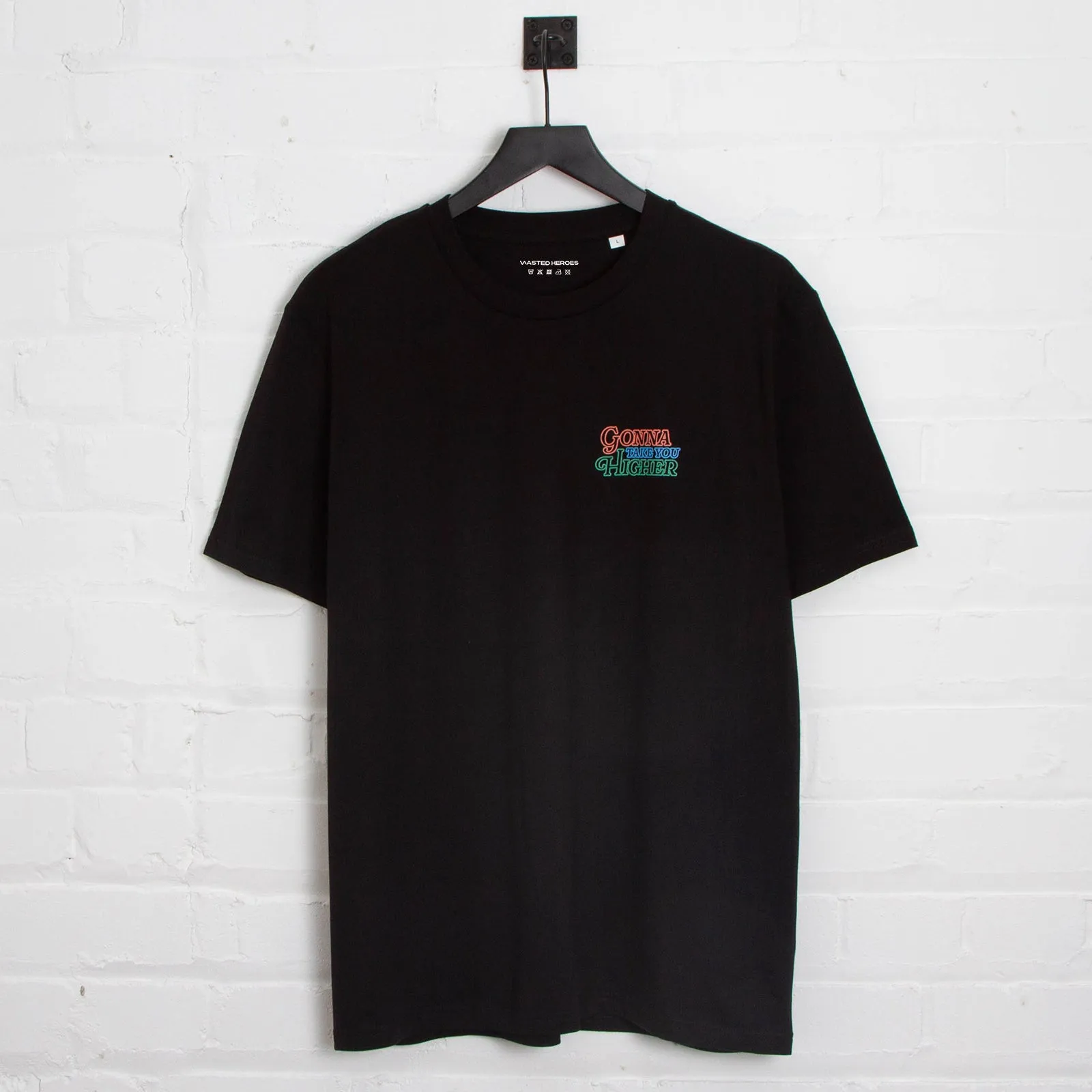 Take You Higher Back Print - Tshirt - Black