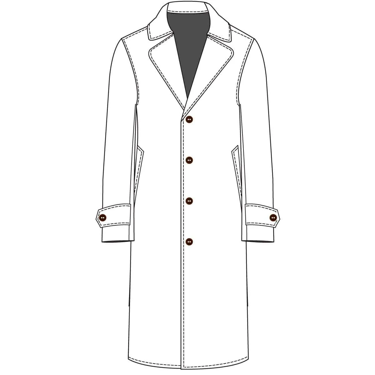 The Stately Overcoat | Forest Lavender
