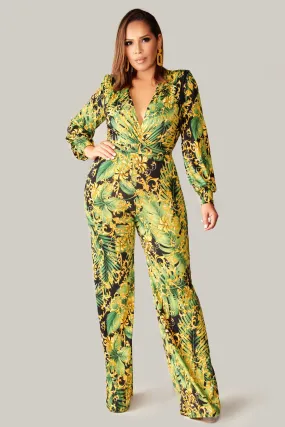 Tiffany Baroque Print Jumpsuit