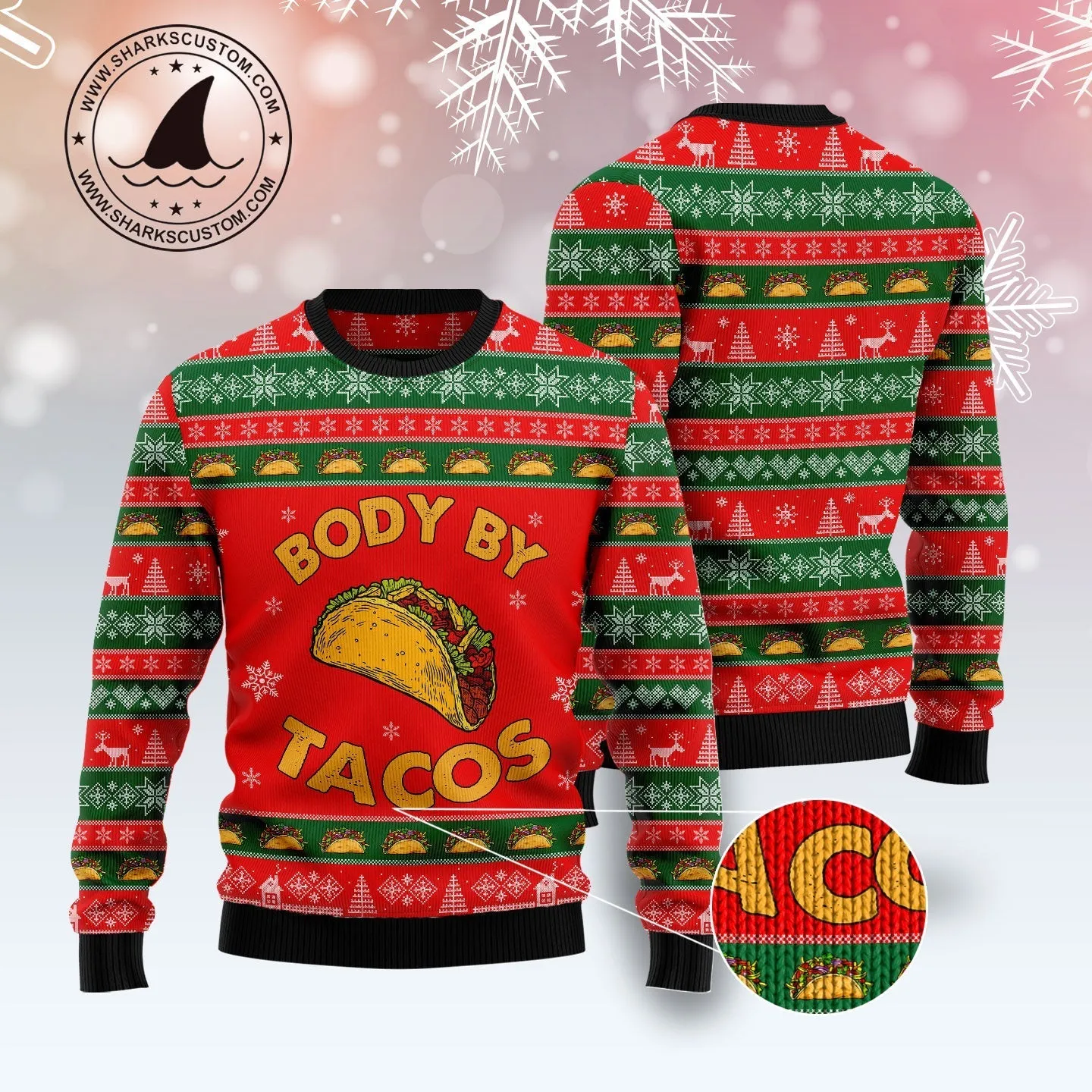Ugly Christmas Sweater JulesRoche All-Over-Print Trending Design