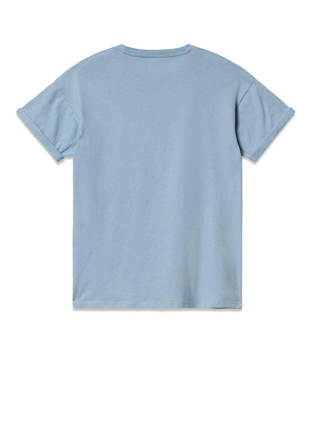 W' S/S Pocket T-Shirt - Frosted Blue