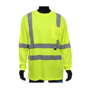 West Chester 47408/4XL ANSI Type R Class 3 Long Sleeve T-Shirt