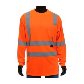 West Chester 47409/2XL ANSI Type R Class 3 Long Sleeve T-Shirt