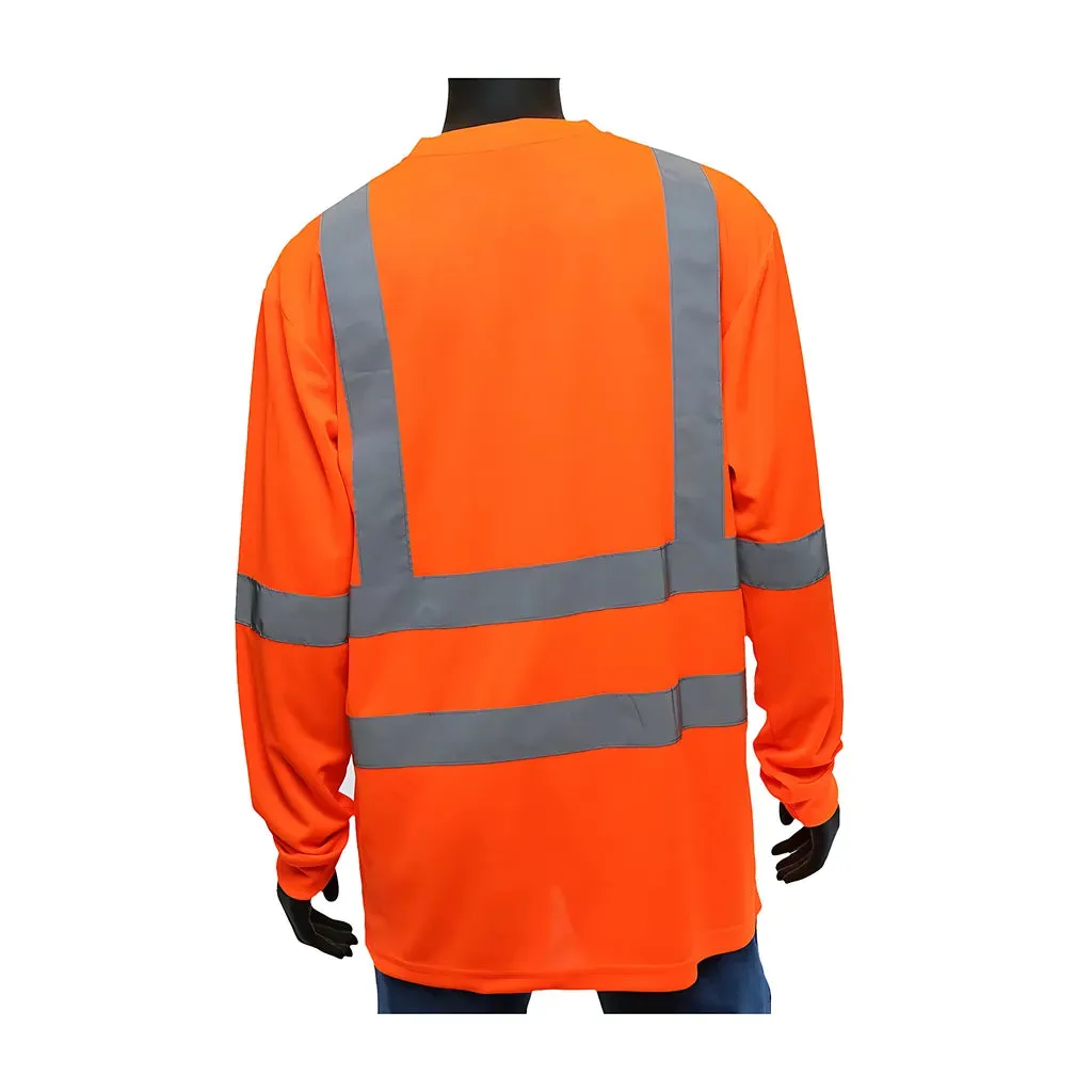 West Chester 47409/2XL ANSI Type R Class 3 Long Sleeve T-Shirt