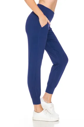 Wish You Would Joggers (PLUS)- ROYAL BLUE
